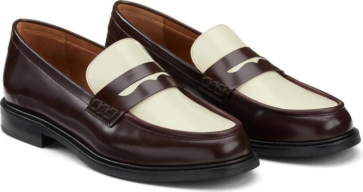 La Redoute Collections Zweifarbige Mokassins aus Leder (40)