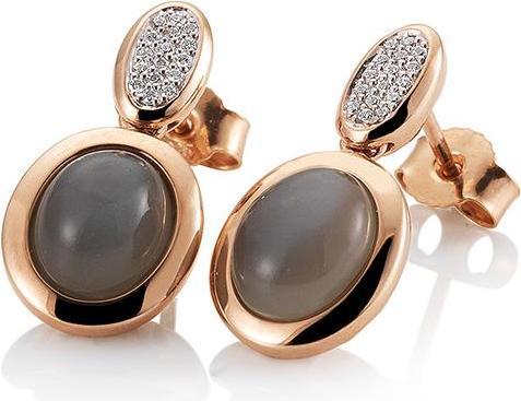 Breuning OHRSCHMUCK - E.MONDSTEIN SILVER MOON/Brill. 0,16 Ct. H/si (585, - Gold)