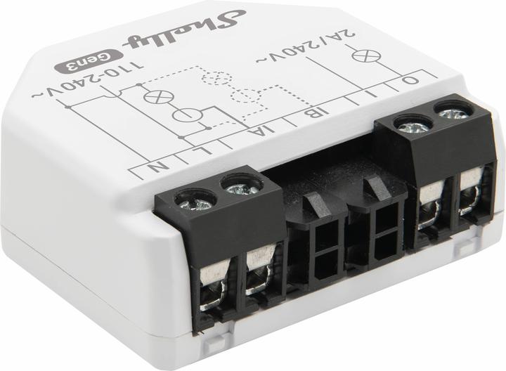 Actual product image Shelly EM Gen3 1 x 50A CT included