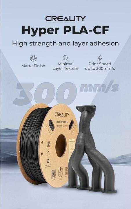 Produktbild Creality Hyper Carbon (Carbon, 1.75 mm, 1000 g, Grün)