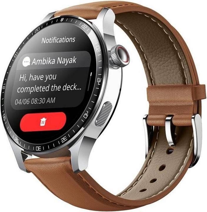 Actual product image Joyroom Classic Series JR-FC2 Pro Smart Watch (Answer/Make Call)-Moonlight Silver (227 mm)