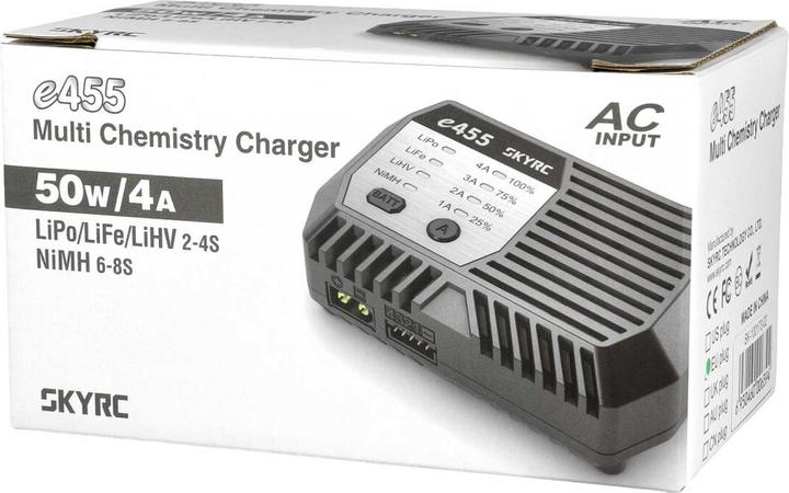 Image du produit SkyRC e455 AC NiMH 6-8 / LiPo 2-4S, 50W