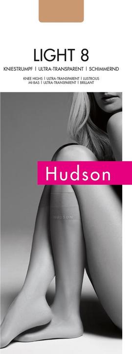 Actual product image Hudson Light 8 (3-pack) fine knee-length socks, colour 019 make-up, size 39-42 (8 DEN, 39)
