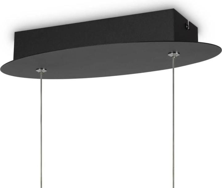 Maytoni Lampada a sospensione Curve LED, luce a sospensione 42W Nero 85Ra Bianco neutro (2800 lm)