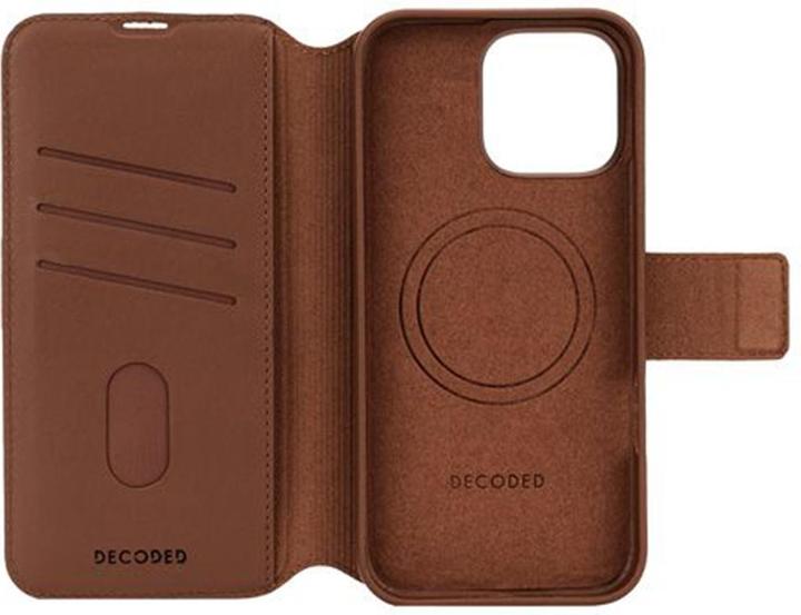 Actual product image Decoded Leather Detachable Wallet - Tan - iPhone 16 Pro Max (Apple iPhone 16 Pro Max)