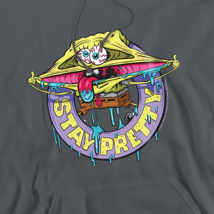 Immagine prodotto Spongebob Squarepants Stay Pretty Felpa con Cappuccio Uomo (M)