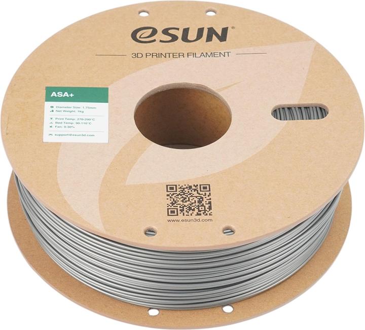 Immagine prodotto eSUN ASA+ 1,75mm SILVER 1kg (ASA, 1.75 mm, 1000 g, Argento)