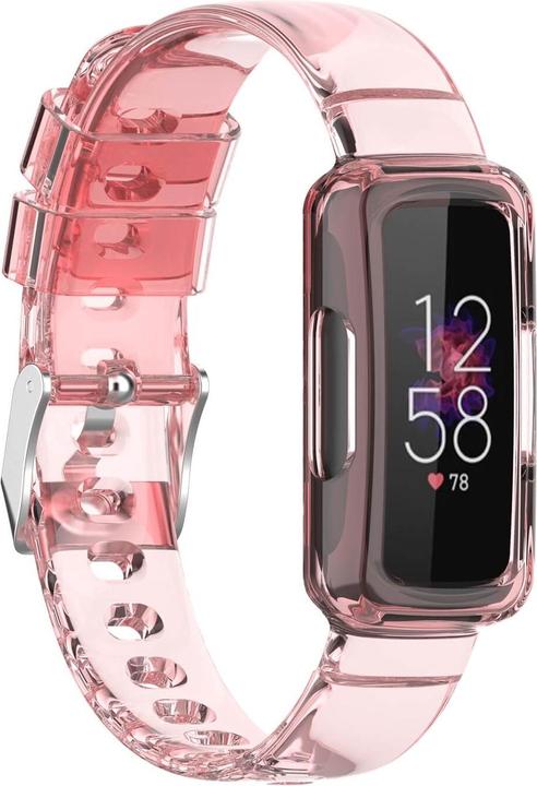 Immagine prodotto Cover-Discount Fitbit Inspire 3 - Braccialetto sportivo con protezione per lo schermo rosa (Silicone)
