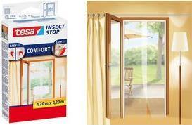 Image du produit tesa Moustiquaire COMFORT pour fenêtres, avec bande Velcro, autocollante, sans perçage (65 x 250 cm)