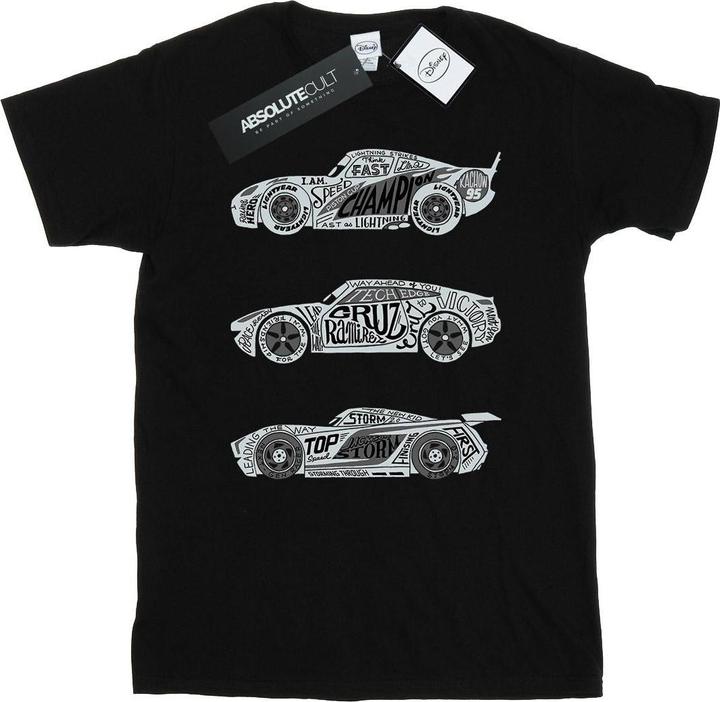 Disney Cars Text Racers TShirt (L)