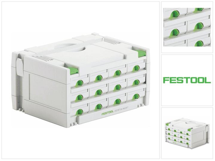 Actual product image Festool SORTAINER SYS 3-SORT/12 (1 pieces)