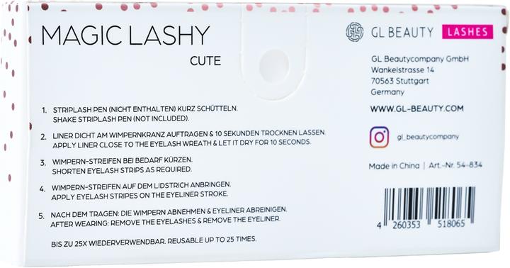 Actual product image GL Beauty Magic Lashy Cute (Artificial eyelashes)