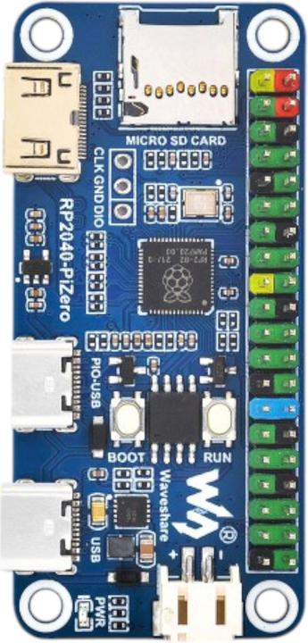 Immagine prodotto WaveShare RP2040-PiZero Entwicklungsboard 264KB SRAM und 16MB Flash