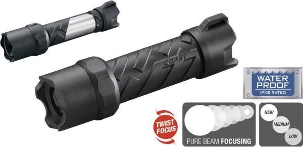 Actual product image Coast PS200 POLYSTEEL torch with focus 435 lumens (12.70 cm, 390 lm)