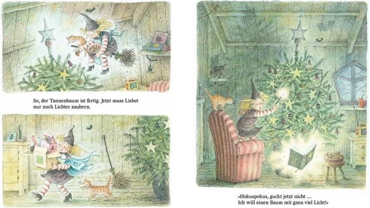 Produktbild Die kleine Hexe feiert Weihnachten (Deutsch, Lieve Baeten, 2001)