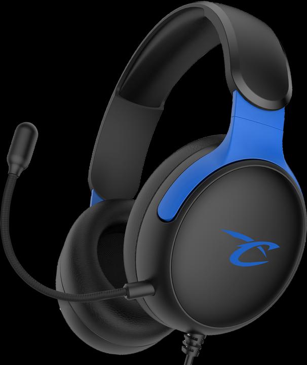 Actual product image Subsonic ASTRA Gaming Headset - wired - black/blue (Cable)