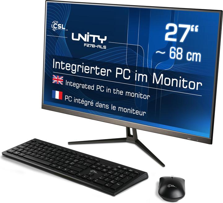 CSL All-in-One-PC Unity F27B-ALS 256 GB 32 GB RAM Win 11 Pro (32 GB, 256 GB, Intel UHD Graphics)