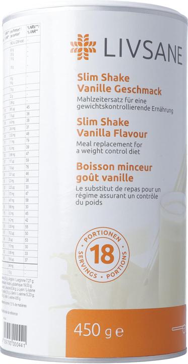 Livsane Slim Shake Vanille Geschmack (Vanille, 1 Stk., 534 g)