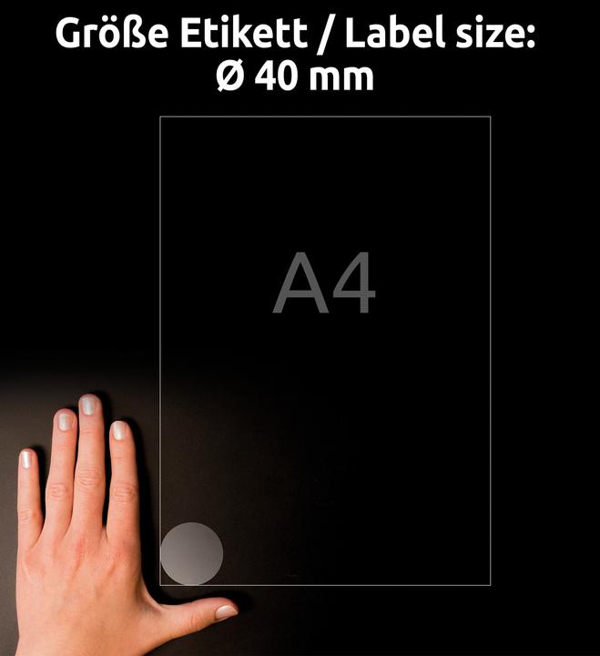 Produktbild Avery Kristallfertige Etiketten