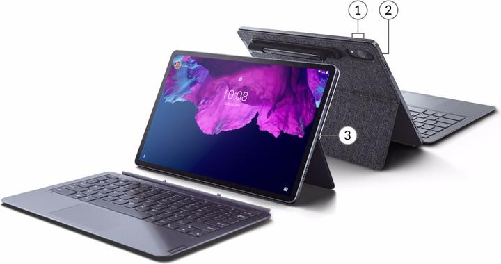 Produktbild Lenovo Tab P11 Pro inkl. CH-Tastatur, Precision Pen 2 (4G, 11.50", 128 GB, Black)