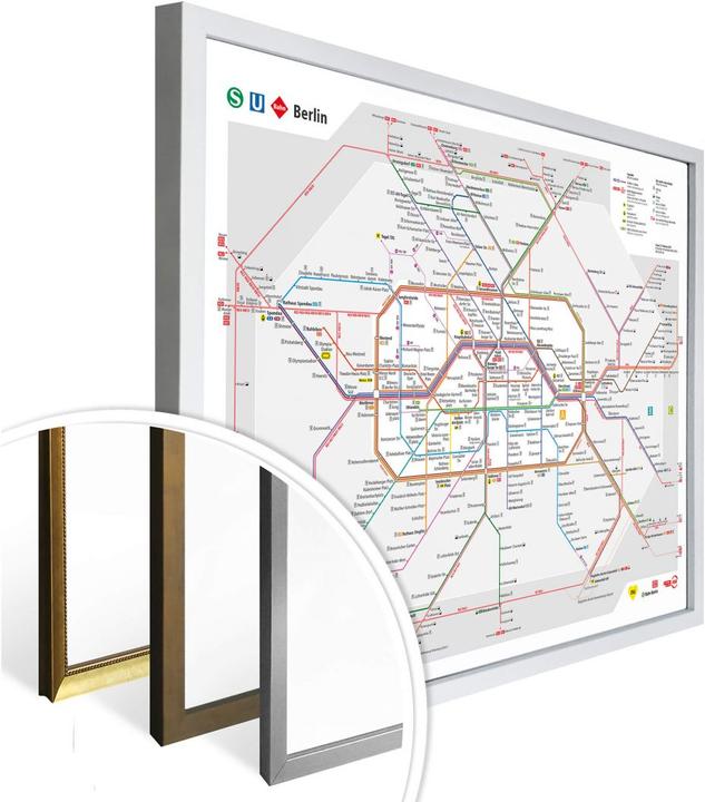 Produktbild BVG Berlin - Netzplan Berlin (120 x 100 cm)