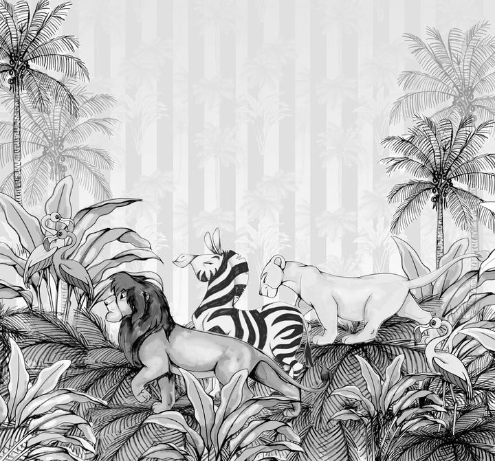 Produktbild Lion King Monochrome (300 x 280 cm)