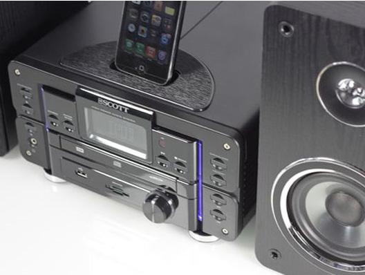 Image du produit Audio Scott i-WXH 85, Chaîne hi-fi, CD, Ipod Dock, USB, 40 watts