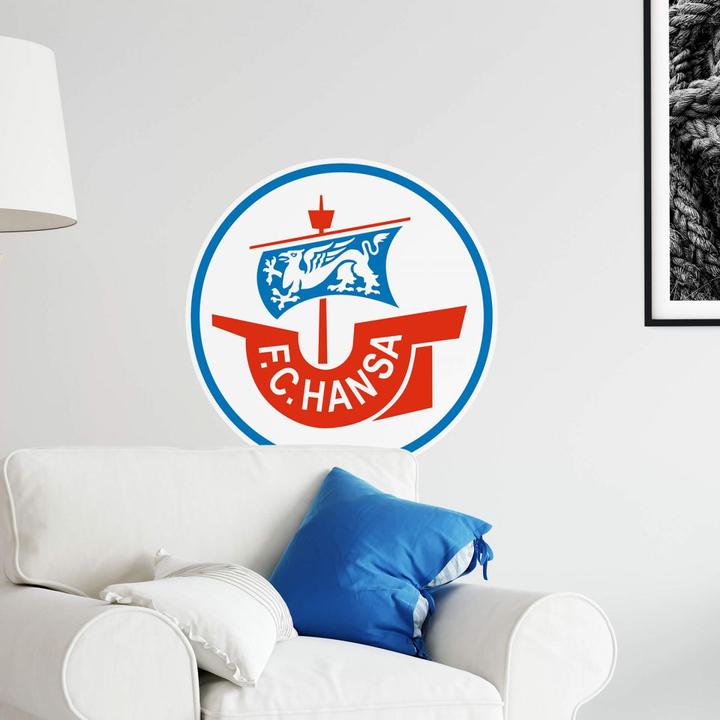 Produktbild FC Hansa Rostock Hansa Rostock Logo (38 x 38 cm)