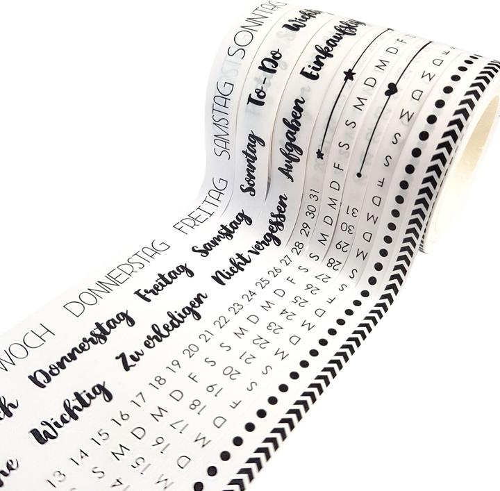 Produktbild Papierdrachen Washi Tape Bullet Journal Set 1