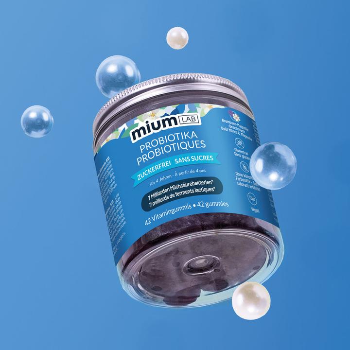 Actual product image Mium Lab Vitamingummis Probiotika (42 Piece, Gummies)