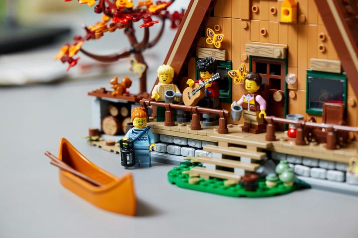Actual product image LEGO Ideas Finn Cottage 21338 (21338, LEGO Ideas, LEGO Rare Sets)