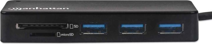 Produktbild Manhattan USB 3.0 mit Kartenleser (USB-C, 3 Ports)