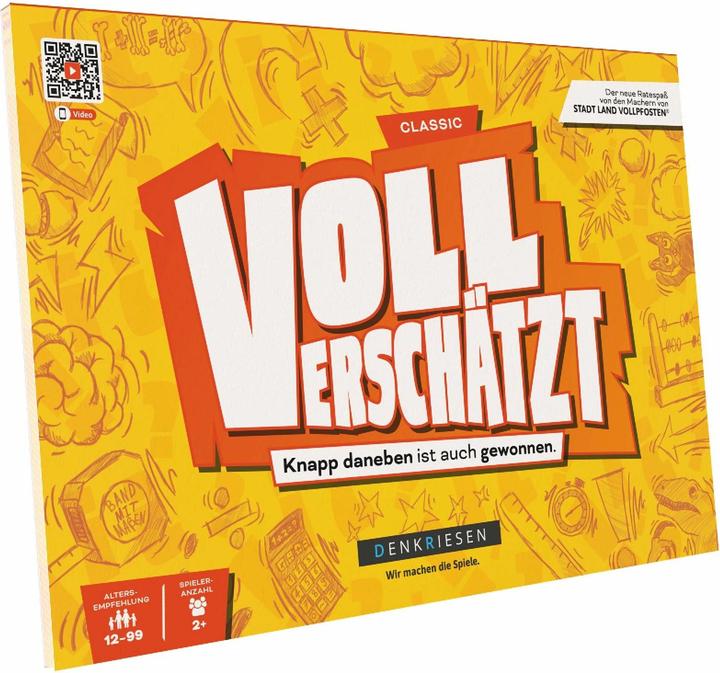 Denkriesen VOLL VERSCHÄTZT A4-Block - Knapp daneben ist auch gewonnen. - Classic Edition (Deutsch)