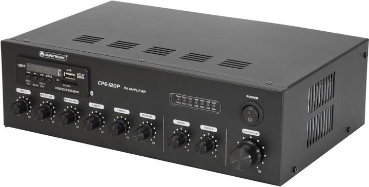 Produktbild Omnitronic CPE-120P ELA ELA-Verstärker 120 W 4-Kanal 1-Zonen