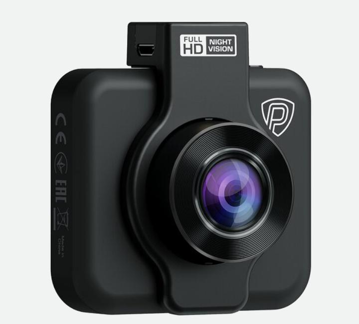 Actual product image Prestigio RoadRunner 185 Full HD Black (Bluetooth, GPS receiver, Built-in display, Built-in microphone, Night vision, FHD+)