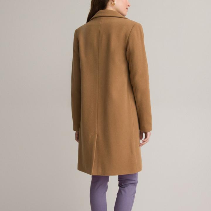 Actual product image Anne Weyburn Half-length coat with button fastening (34)