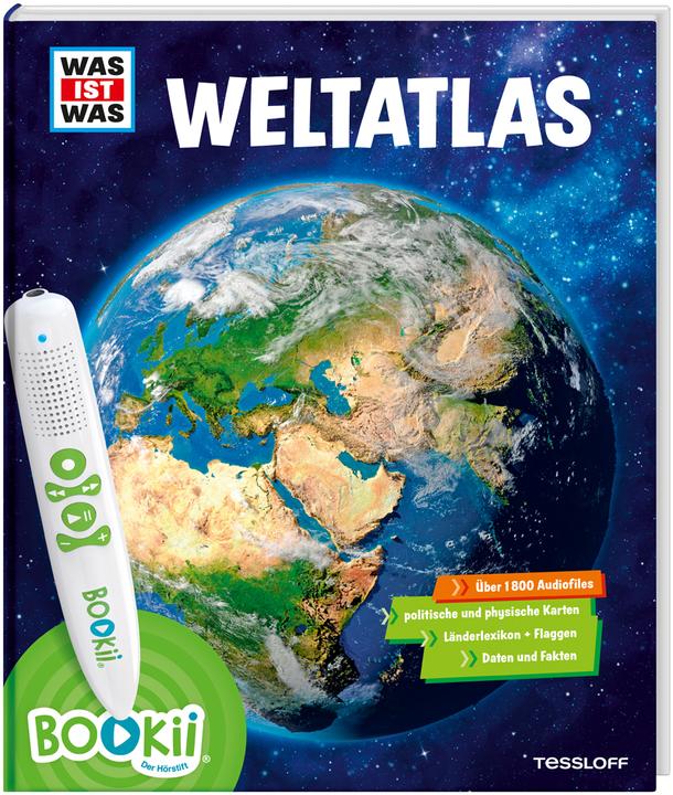 WAS IST WAS Weltatlas (German, Manfred Baur, 2018)