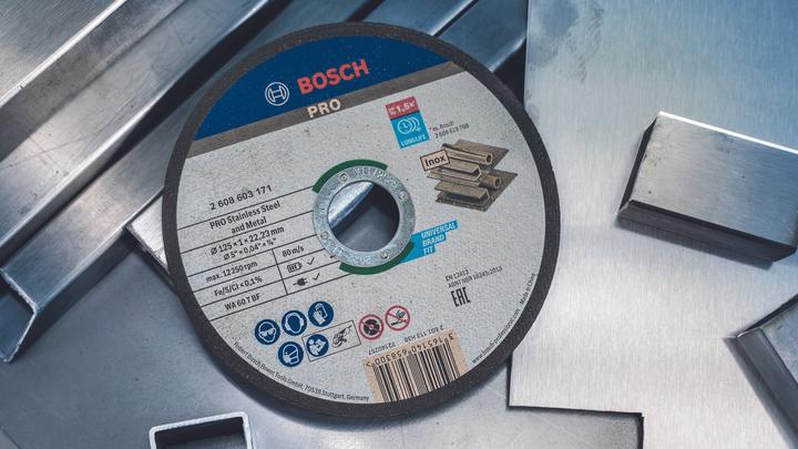 Actual product image Bosch Professional Zubehör PRO Stainless Steel and Metal cutting disc, 125 x 1 x 22.23 mm