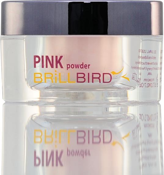 BrillBird Pink Acryl Pulver 30 ml (Pink)