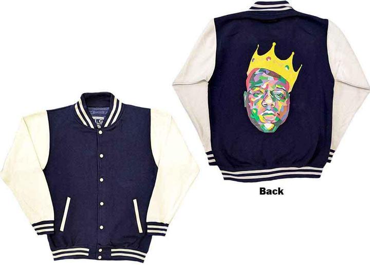 Produktbild Biggie Smalls Crown Back Print Varsity-Jacket (S)