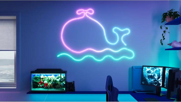 Produktbild WiZ Smart Flex Strip LED-Streifen 10m, 16 Mio. Farben, dynamische Szenen (RGBIC, 1000 cm, Indoor)