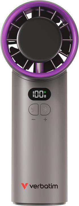 Actual product image Verbatim CoolnGo Handheld Fan Grey