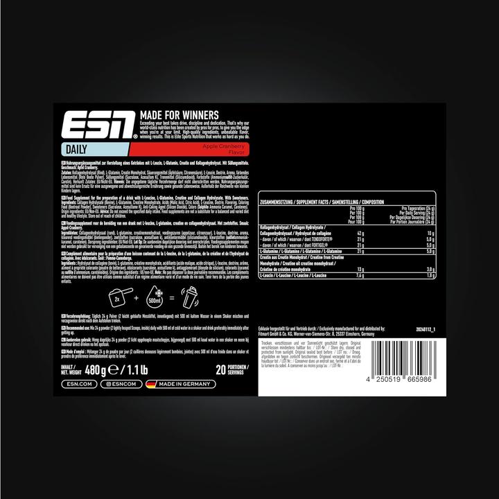 Actual product image ESN Daily (1 Piece, Powder, 480 g)