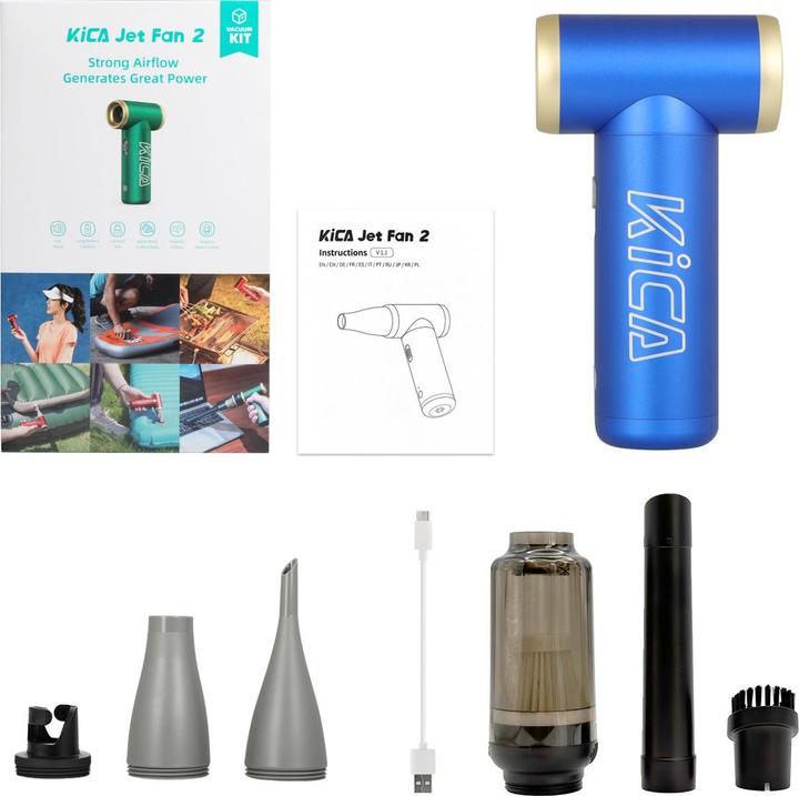 Actual product image Kica Jet Fan 2 Vacuum Kit