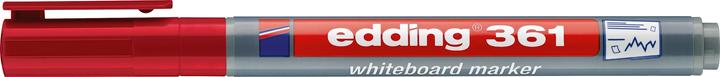 Produktbild Edding Whiteboard-Marker 361 (Rot, 1 mm, 1 x)