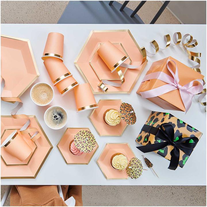 Produktbild Rico Design Geschenkpapier Leo 70 x 3 m, Grün/Orange (Geschenkpapier, 1 x)