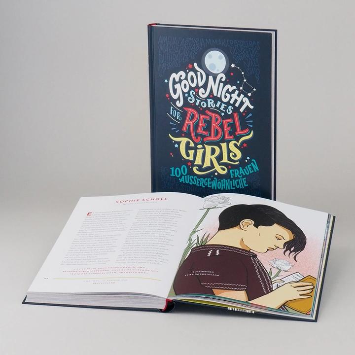 Actual product image Good Night Stories for Rebel Girls (German, Elena Favilli., Francesca Cavallo, 2017)