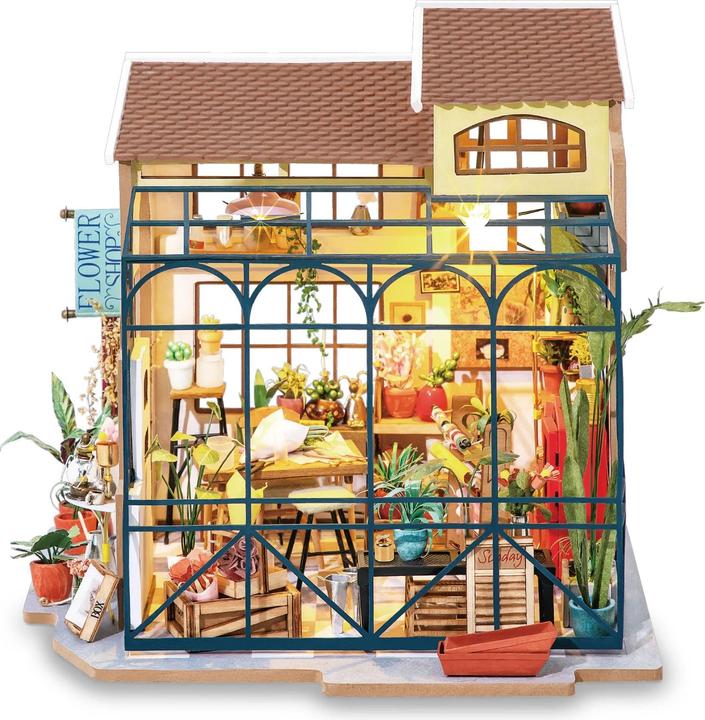 Actual product image Robotime Emily's Flower Shop