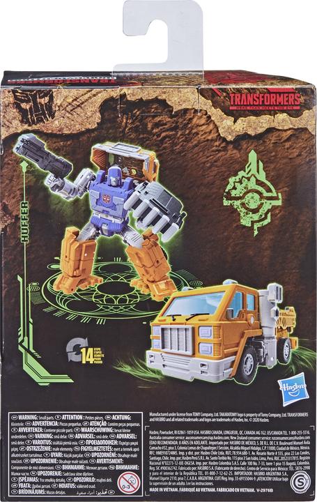 Actual product image Hasbro Transformers Generations War For Cybertron Kingdom: Deluxe Huffer