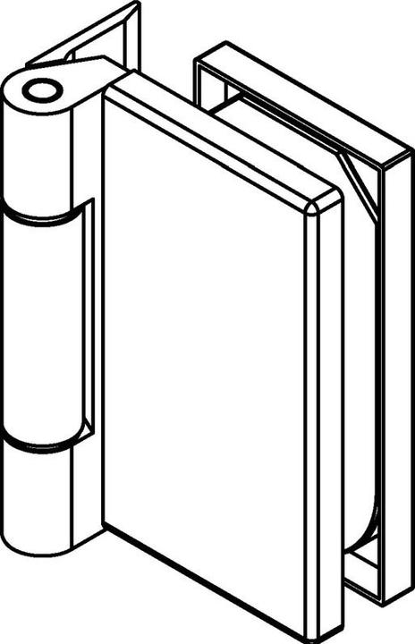 Dormakaba Junior Office Classic glass door hinge